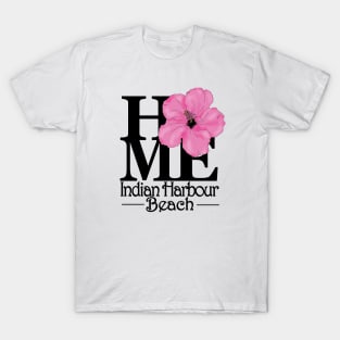 HOME Indian Harbour Beach Pink Hbiscus T-Shirt